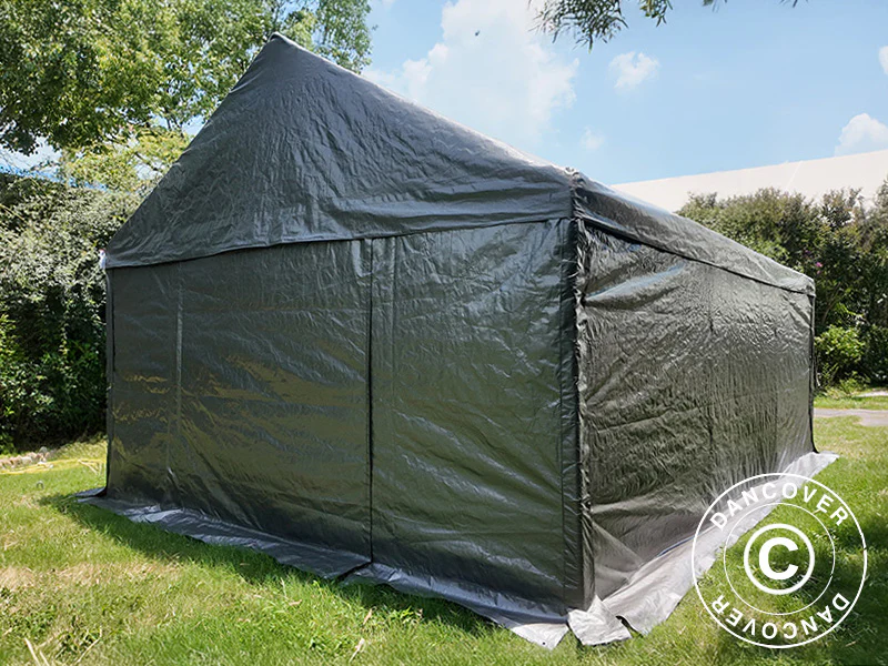 Lagertelt Basic, 3x4m, PE 300, Grå - Image 4