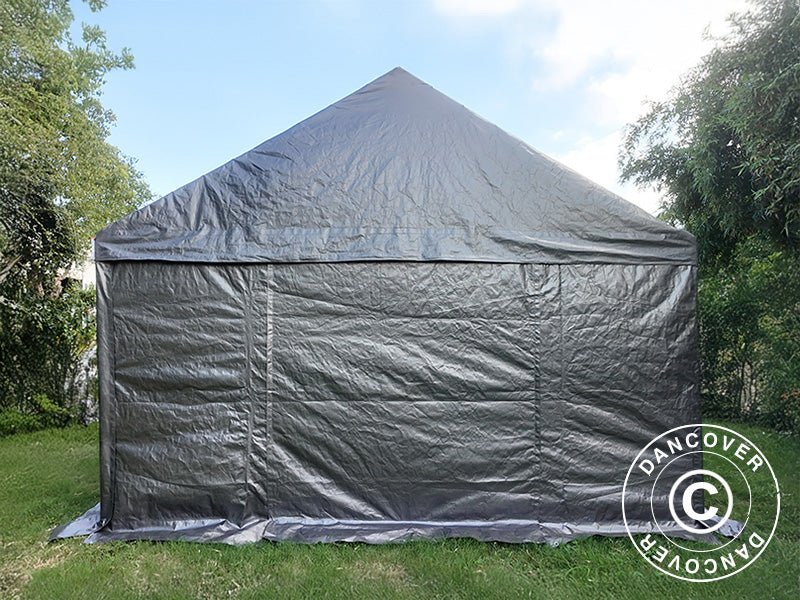 Lagertelt Basic, 3x4m, PE 300, Grå - Image 6