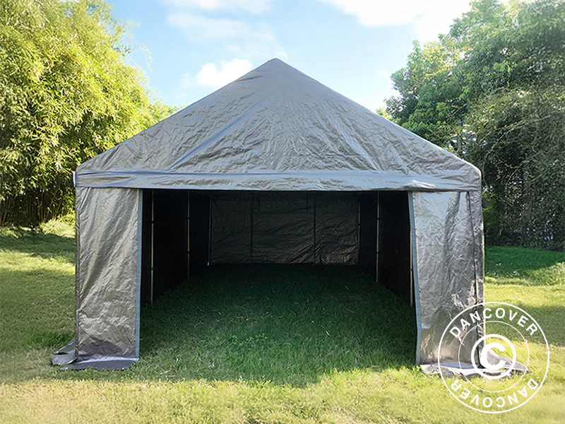 Lagertelt Basic, 3x6m, PE 300, Grå - Image 2