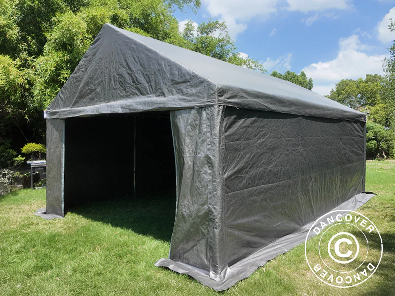 Lagertelt Basic, 3x6m, PE 300, Grå - Image 4