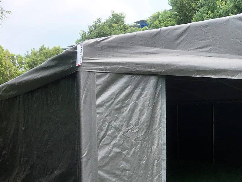 Lagertelt Basic, 6x6m, PE 300, Grå - Image 7
