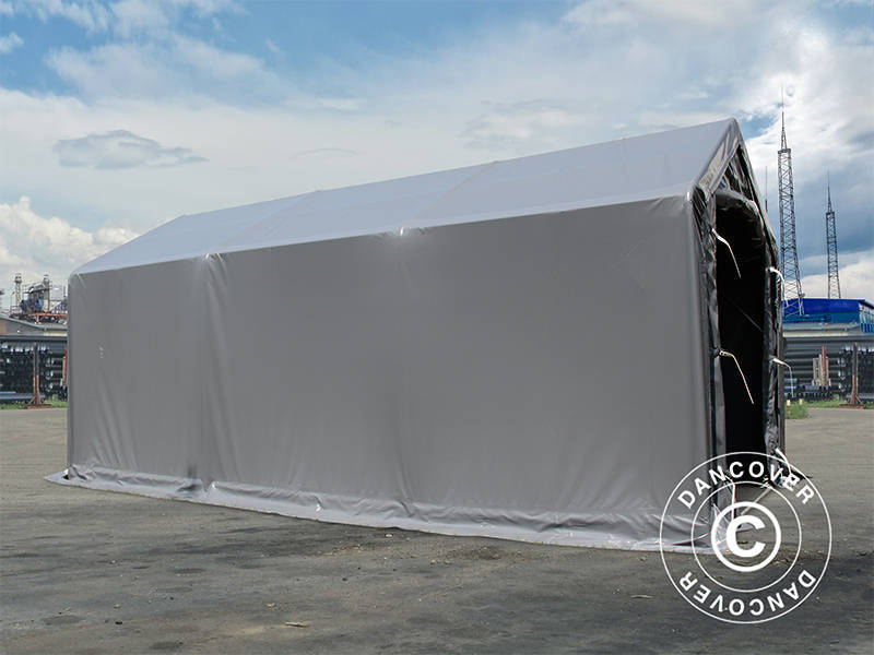 Lagertelt PRO 3x6x2x2,82m, PVC, Grå - Image 5
