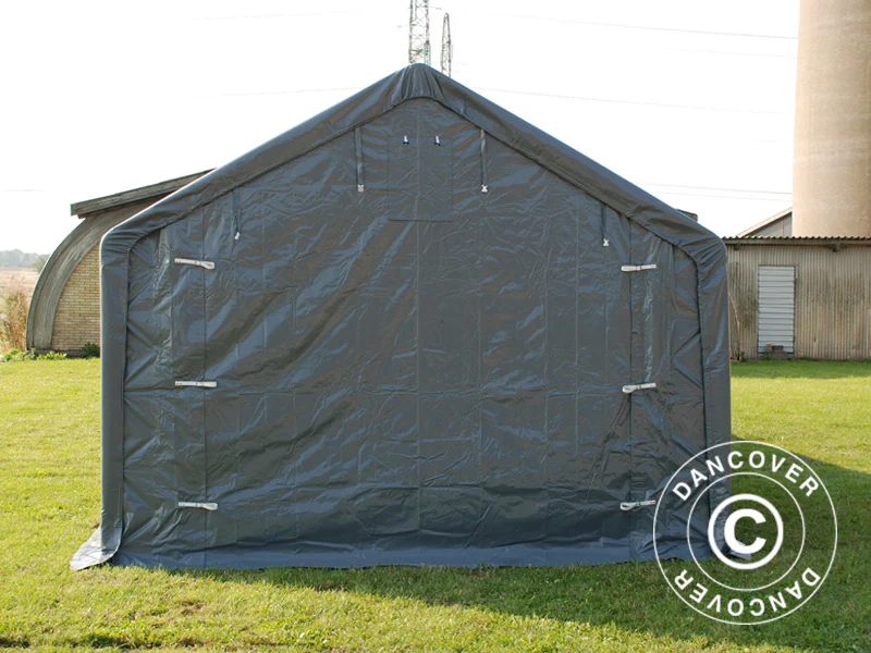 Lagertelt PRO 4x12x2x3,1m, PVC, Grå - Image 23