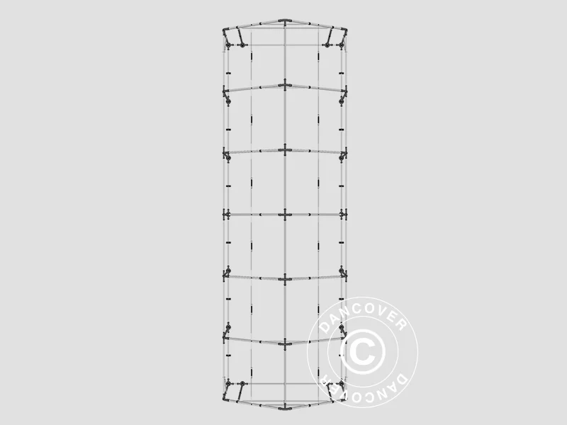 Lagertelt PRO 4x12x2x3,1m, PVC, Grå - Image 39