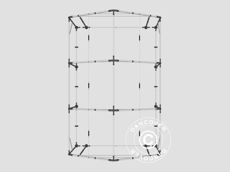 Lagertelt PRO 4x6x2x3,1m, PVC, Grønn - Image 23