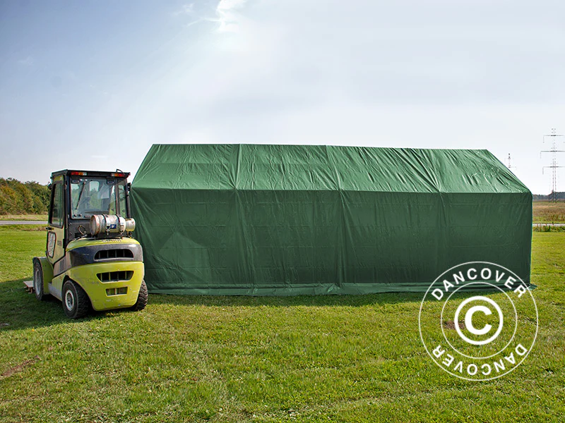 Lagertelt PRO 4x8x2x3,1m, PVC, Grønn - Image 10