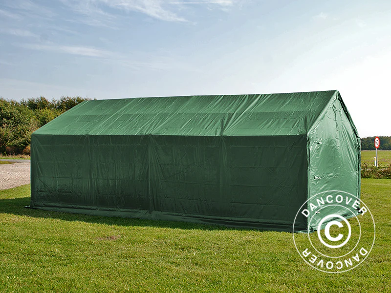 Lagertelt PRO 4x8x2x3,1m, PVC, Grønn - Image 12