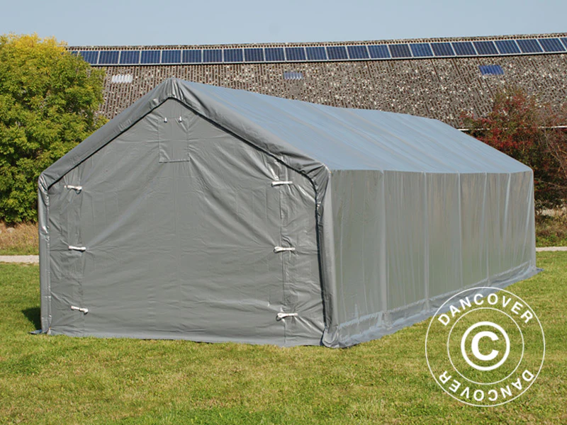 Lagertelt PRO 5x12x2x3,39m, PVC, Grå - Image 12