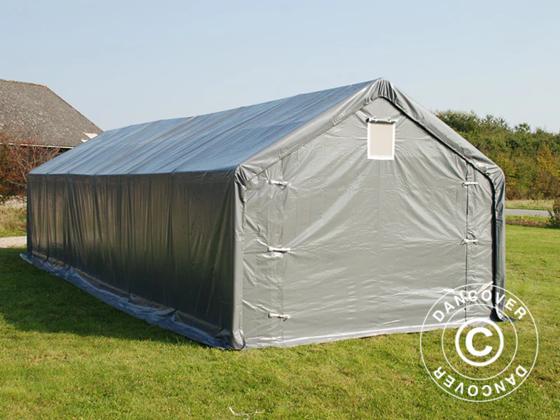 Lagertelt PRO 5x12x2x3,39m, PVC, Grå - Image 16