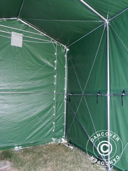 Lagertelt PRO XL 3,5x8x3,3x3,94m, PVC, Grønn - Image 14
