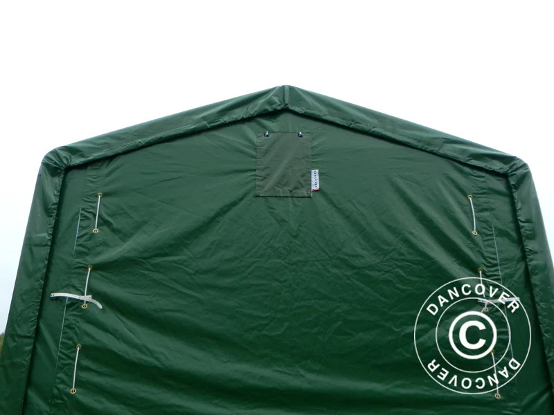 Lagertelt PRO XL 3,5x8x3,3x3,94m, PVC, Grønn - Image 16