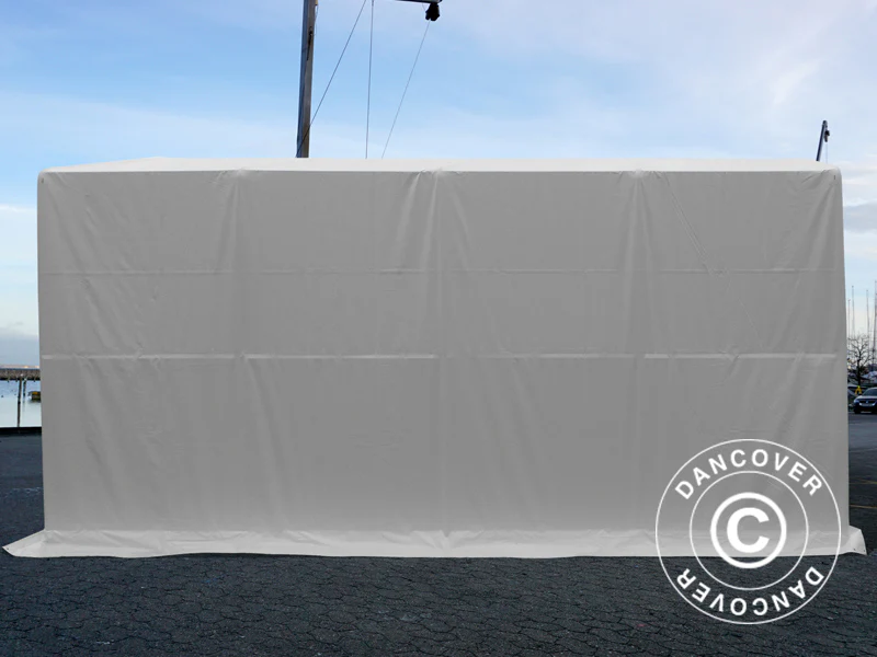 Lagertelt PRO XL 3,5x8x3,3x3,94m, PVC, Hvit - Image 10