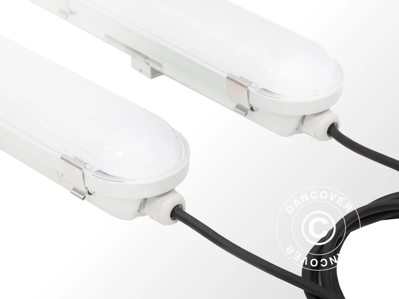LED-armatur m/3 sammenkoblede armaturer, Hvit - Image 4