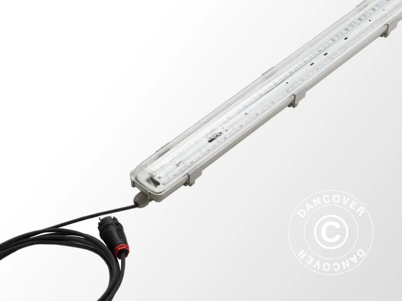 LED plantelys 1,26m, Grå - Image 6