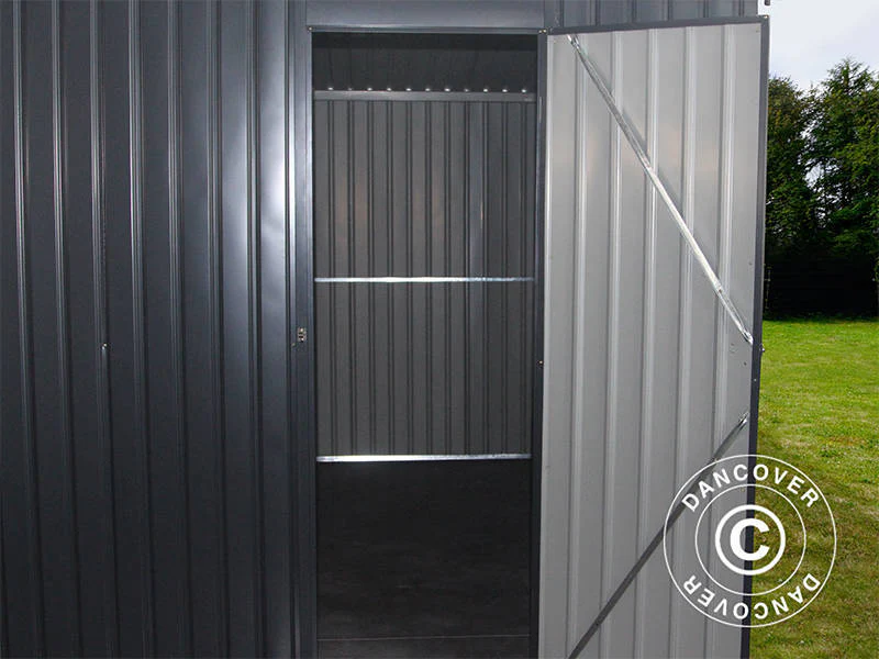 Metall garasje 3,38x5,76x2,43m, 19,47m², ProShed®, Antrasitt - Image 4