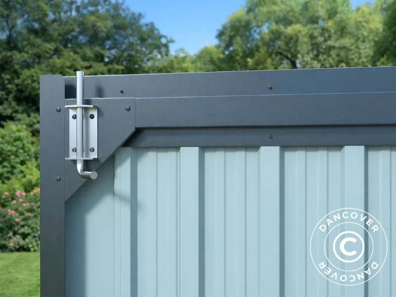 Metall garasje 3x6,02x2,32m, 18,06m², ProShed®, Antrasitt - Image 5