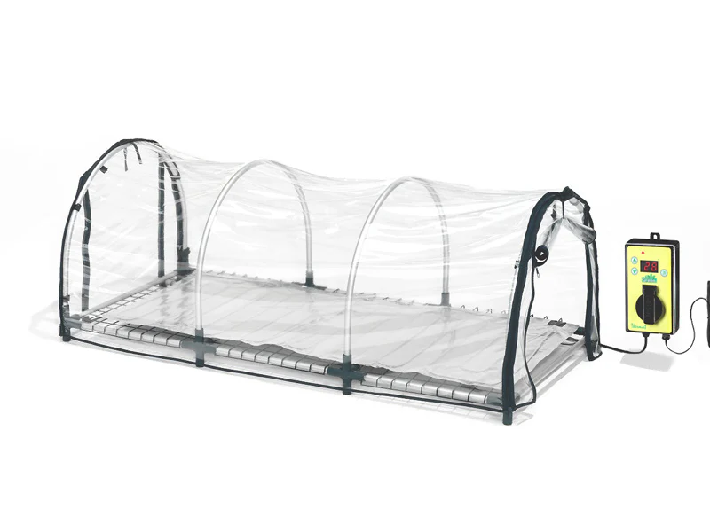 Minidrivhus plantekuvøse JUMBO XXL m/varmematte, 60x130x50cm, Transparent - Image 4