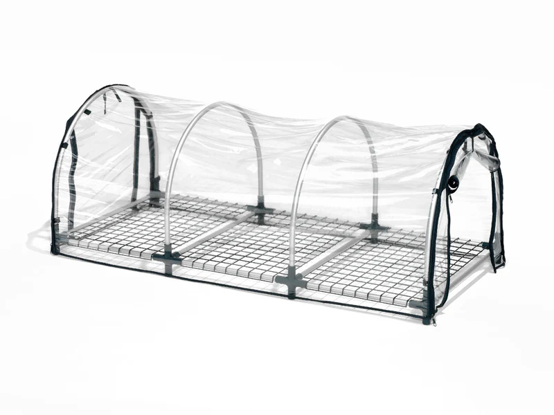 Minidrivhus plantekuvøse JUMBO XXL m/varmematte, 60x130x50cm, Transparent - Image 5
