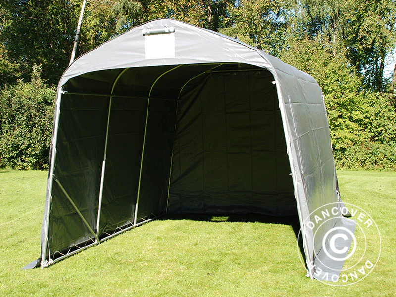Oppbevaringstelt PRO 2,4x3,6x2,34m PVC, Grå - Image 10