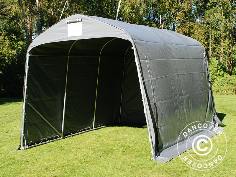 Oppbevaringstelt PRO 2,4x3,6x2,34m PVC, Grå - Image 11