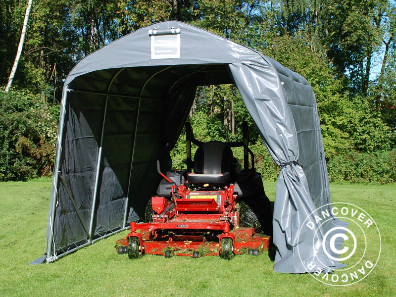 Oppbevaringstelt PRO 2,4x3,6x2,34m PVC, Grå - Image 15