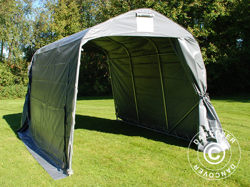 Oppbevaringstelt PRO 2,4x3,6x2,34m PVC, Grå - Image 18