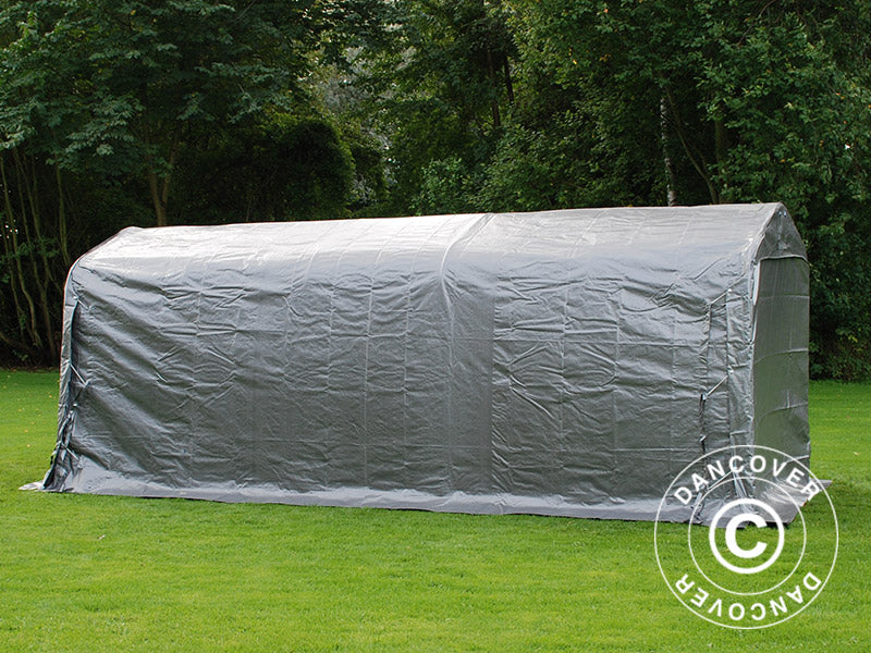 Oppbevaringstelt PRO 2,4x6x2,34m PE, Grå - Image 23