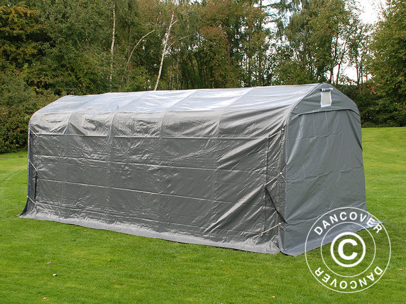 Oppbevaringstelt PRO 2,4x6x2,34m PVC, Grå - Image 11