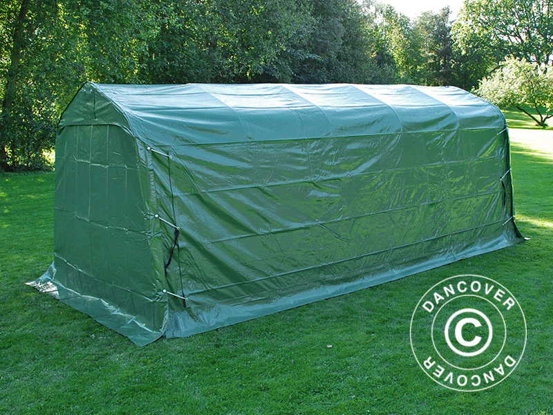 Oppbevaringstelt PRO 2,4x6x2,34m PVC, Grønn - Image 10