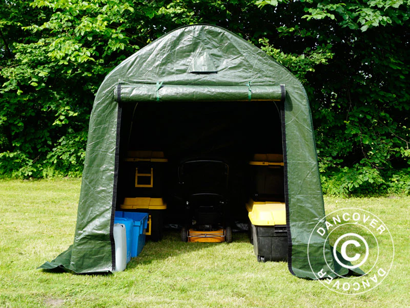 Oppbevaringstelt PRO 2x2x2m PE, Grønn - Image 7