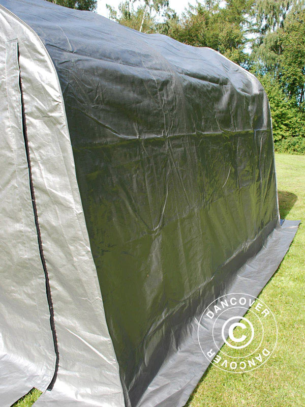 Oppbevaringstelt PRO 2x3x2m PE, Grå - Image 8