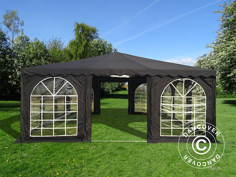 Pagoda partytelt UNICO 6x6m, svart - Image 4