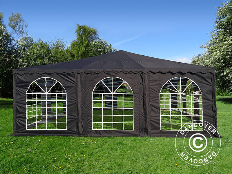 Pagoda partytelt UNICO 7x7m, svart - Image 2
