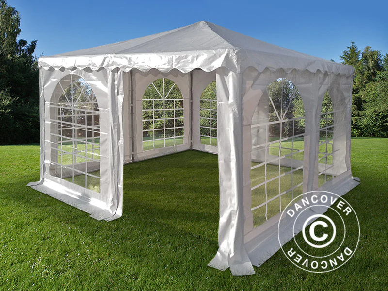 Pagode telt Exclusive 4x4m PVC, Hvit - Image 3