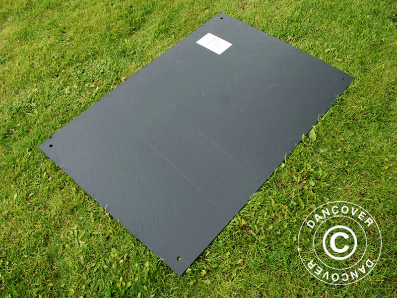 Partygulv og beskyttelsesmatte, 0,96 m², 80x120x0,6cm, svart, 1 stk. - Image 8
