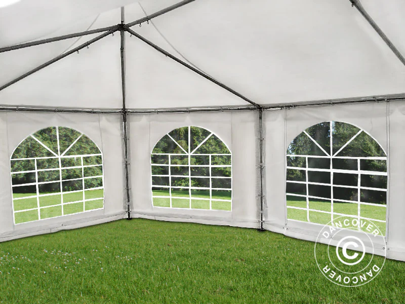 Partytelt Elegance PRO, åttekantet 6,8x5m, PVC - Image 4