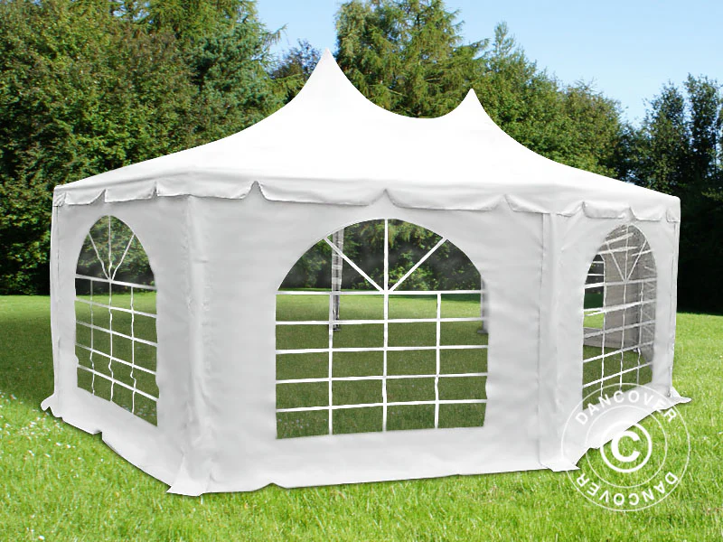 Partytelt Elegance PRO, åttekantet 6,8x5m, PVC - Image 9