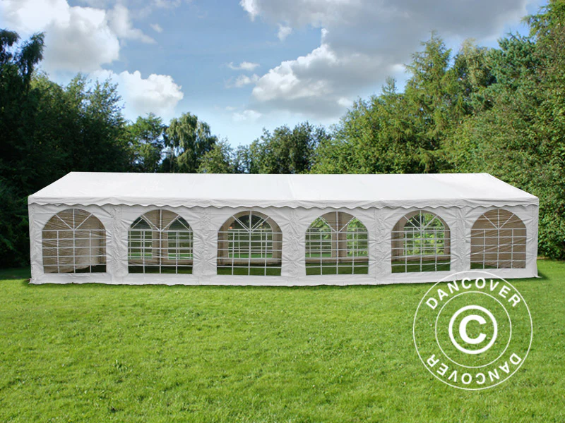Partytelt Exclusive 5x12m PVC 900, Hvit - Image 3