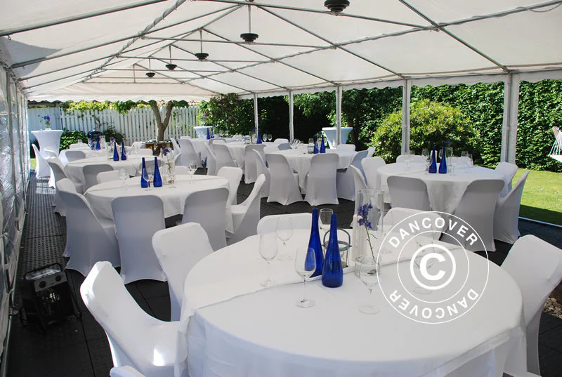 Partytelt Exclusive 6x12m PVC 900, Hvit - Image 5