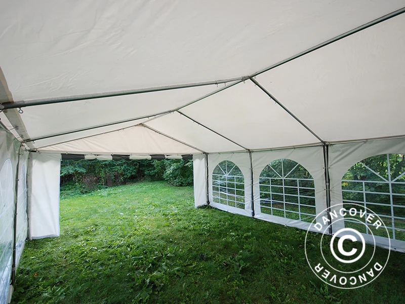 Partytelt Original 5x6m PVC 900, Grå/Hvit - Image 10