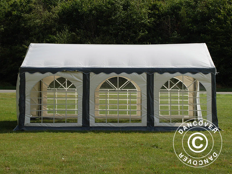 Partytelt Original 5x6m PVC 900, Grå/Hvit - Image 6