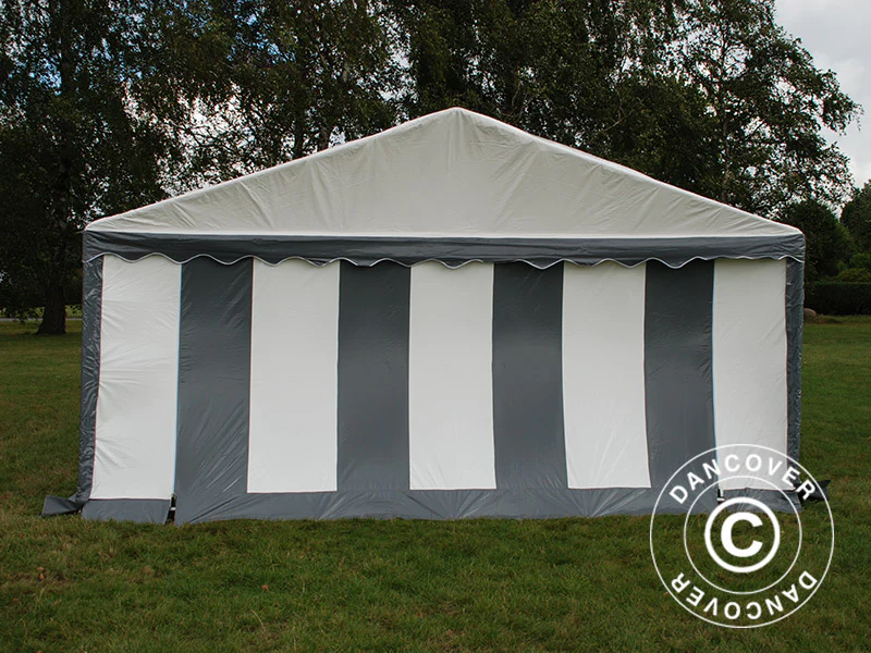 Partytelt Original 5x6m PVC 900, Grå/Hvit - Image 7