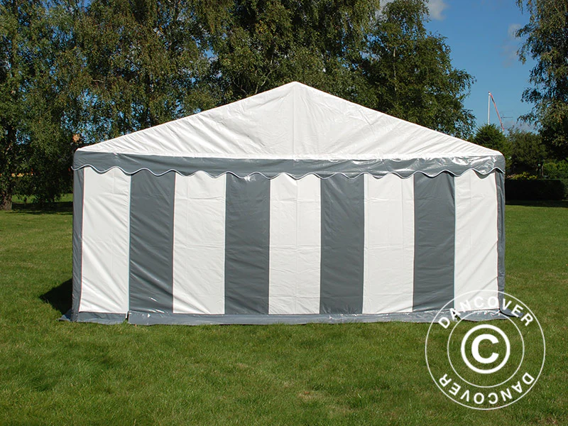 Partytelt Original 5x8m PVC 900, Grå/Hvit - Image 13