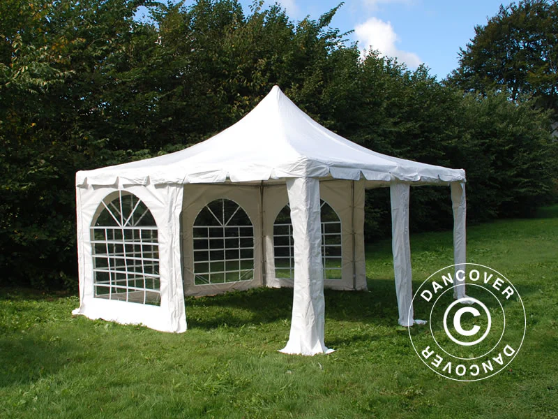 Partytelt Pagoda PRO 4x4m, PVC - Image 4
