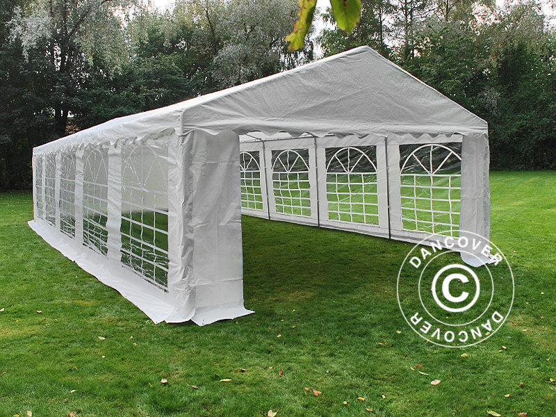 Partytelt PLUS 5x10m PE 700, Hvit + Bunnramme - Image 7