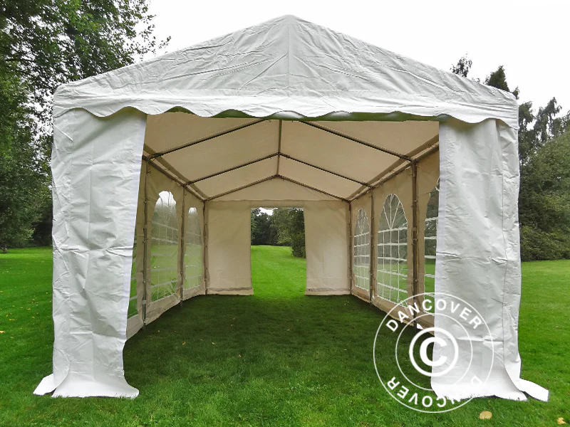 Partytelt SEMI PRO Plus 3x6m PVC 900, Hvit - Image 12