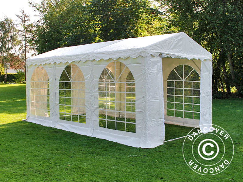 Partytelt SEMI PRO Plus 3x6m PVC 900, Hvit - Image 16