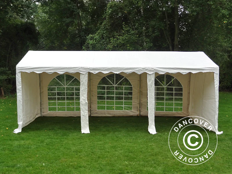 Partytelt SEMI PRO Plus 3x6m PVC 900, Hvit - Image 22