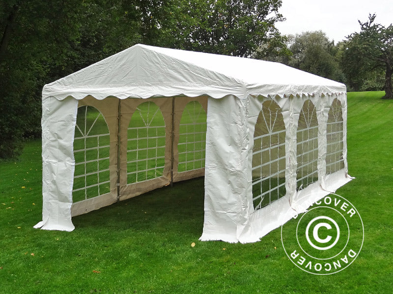Partytelt SEMI PRO Plus 3x6m PVC 900, Hvit - Image 3