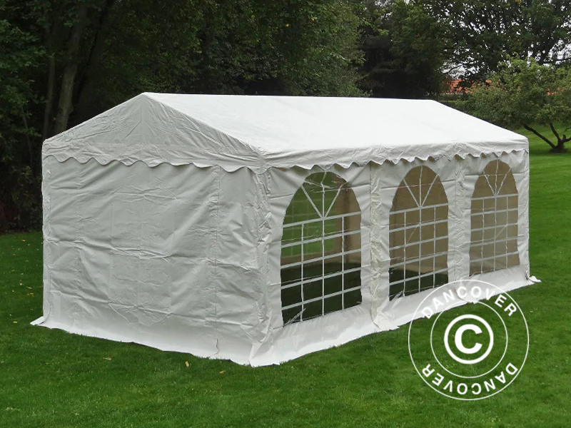 Partytelt SEMI PRO Plus 3x6m PVC 900, Hvit - Image 4